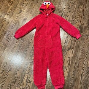 Kids Red Fuzzy Costume
